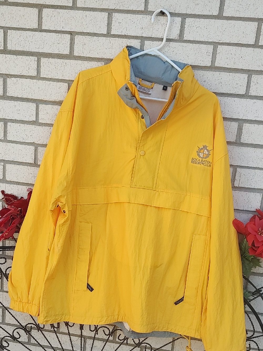 Yellow Pullover Windbreaker - Picture 3 of 10